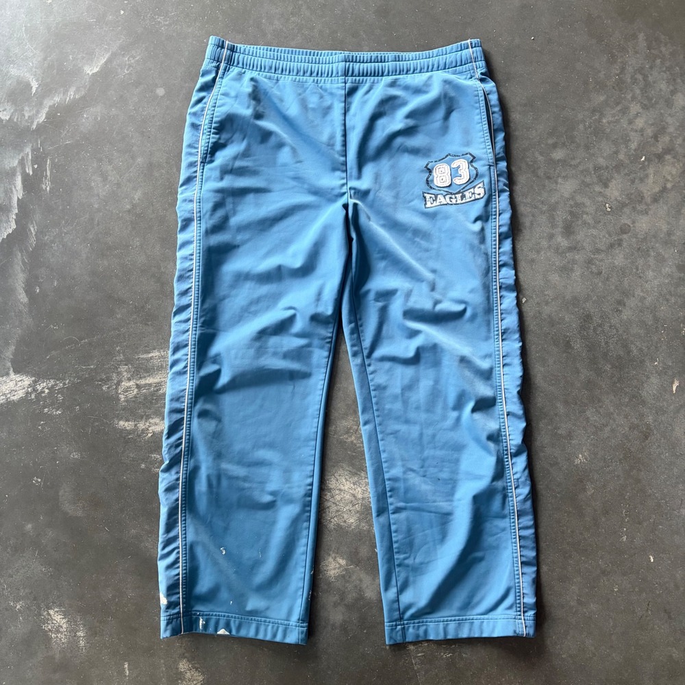 Urban Pipeline Men Blue 83 Eagles Graphic Track Pants Small